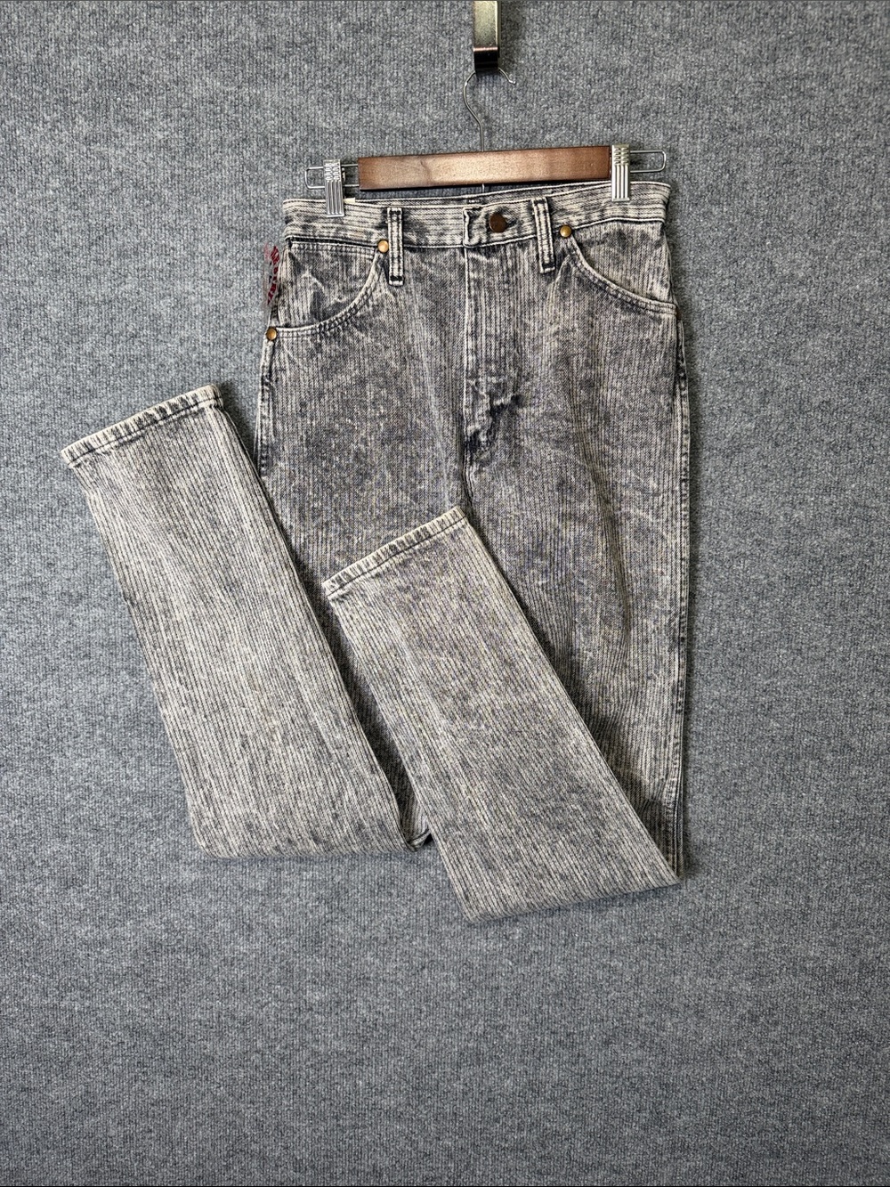 Deadstock Vintage Wrangler 14MWZNS Saddle Stripe Hurricane Wash Jeans 13x34